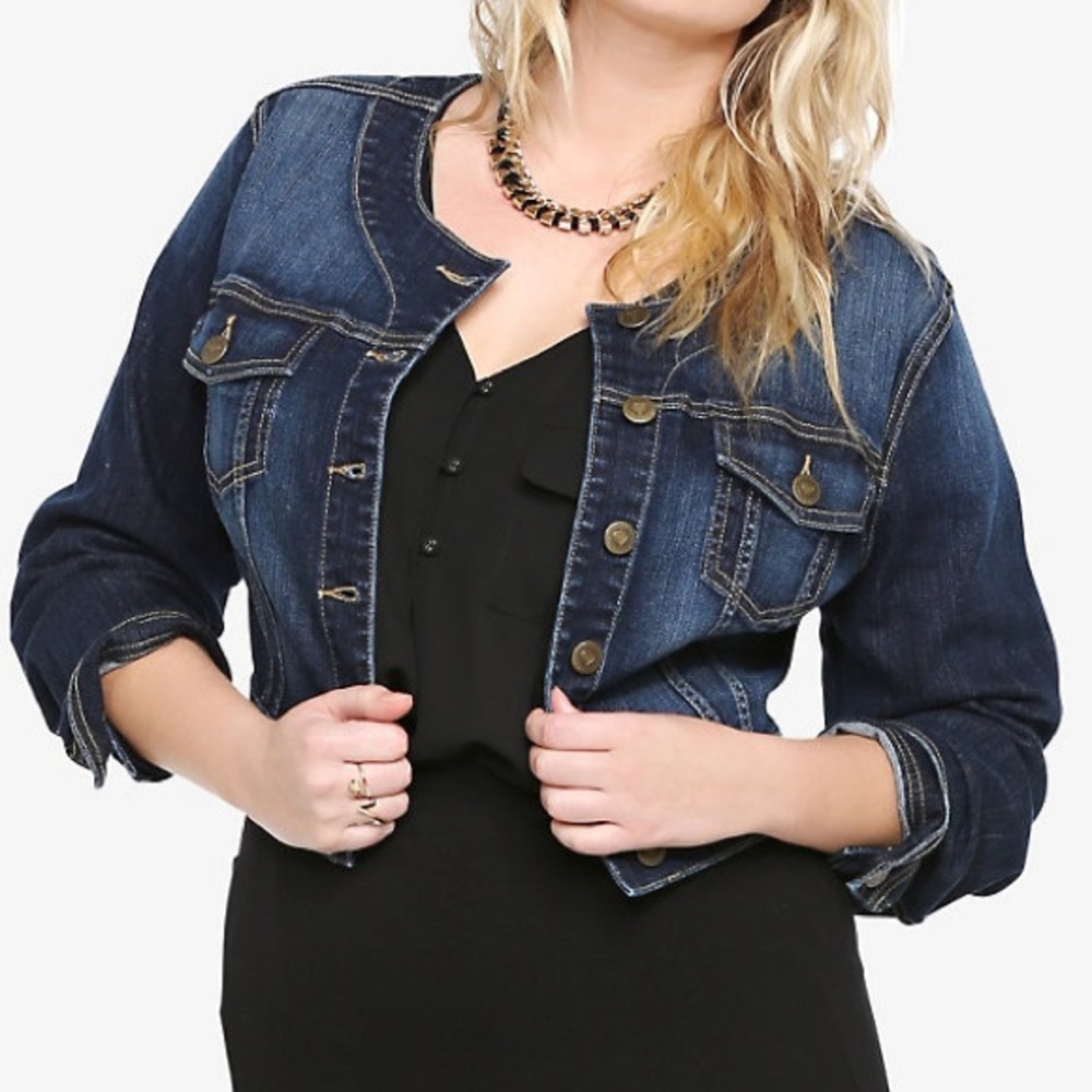 Torrid Cropped Jean Jacket